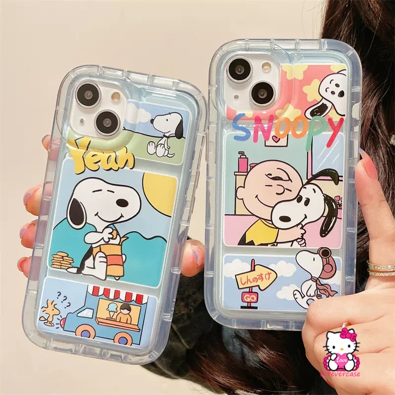 Casing Snoppy Charlie Brown Lucu Untuk Samsung A14 A52s A12 A30s A03 A03s A20 A30 A20s A21s A51 A31 A13 A52 A23 A50 A04s A11 A04E A50s A32 A04 A02s F23 M23 M13 M11 Airbag Soft Case