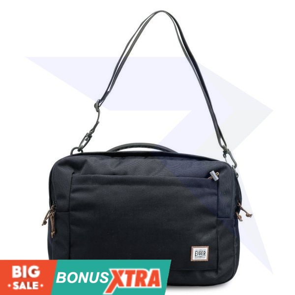 Tas EIGER1989 BORDERPASS 3.0 TRILOGIC LAPTOP 15L Bag Hitam 91000 6880 Original BAGUS AWET MURAH KECE