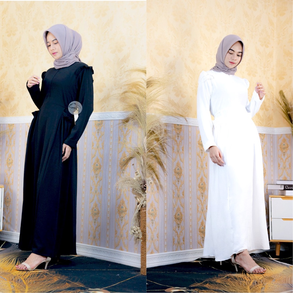 ilook | Nana Maxi Dress | Gamis Crincle Busui | Gamis Lebaran 2023