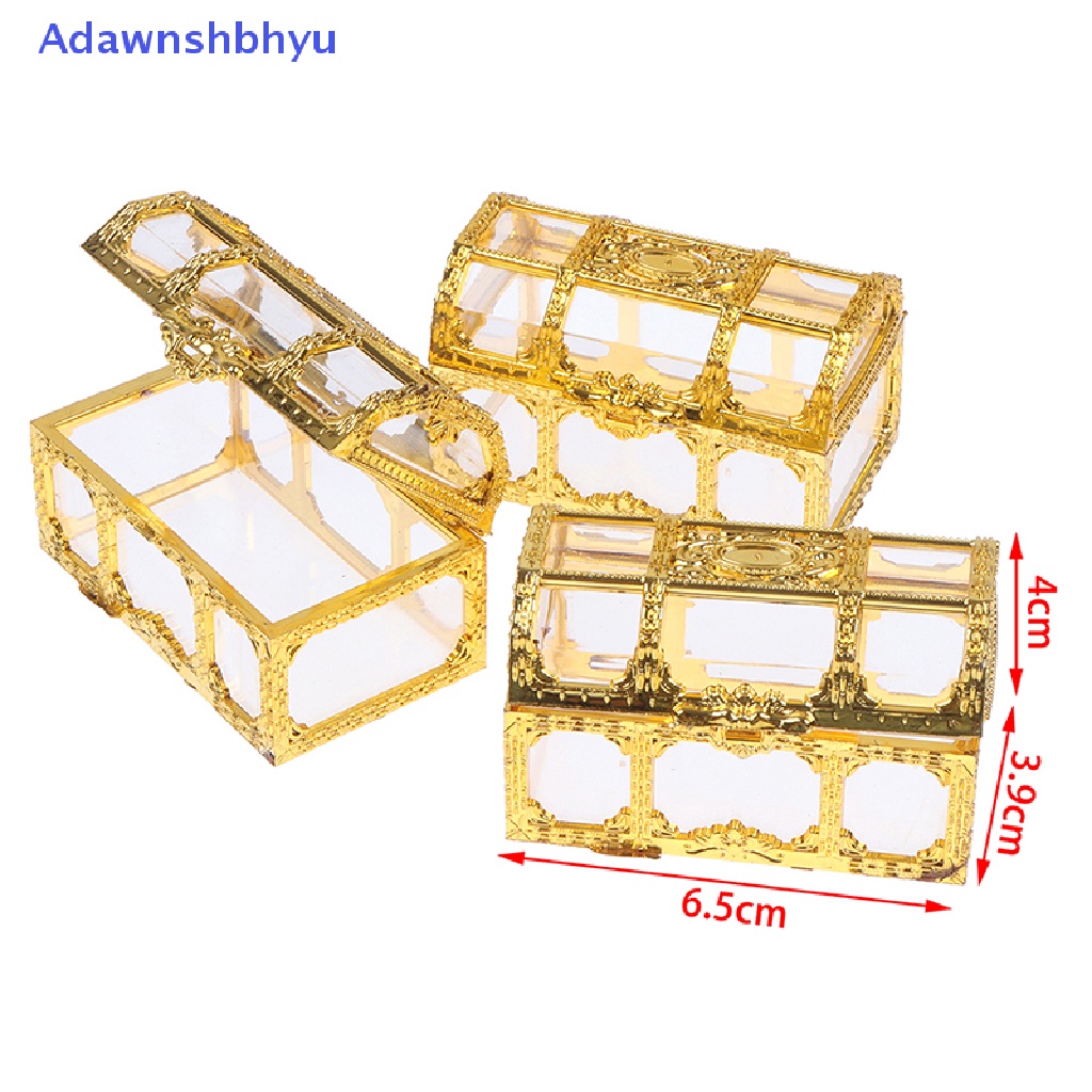 Adhyu 1:12 Dollhouse Miniature Storage Box Treasure Chest Simulation Furniture Model ID