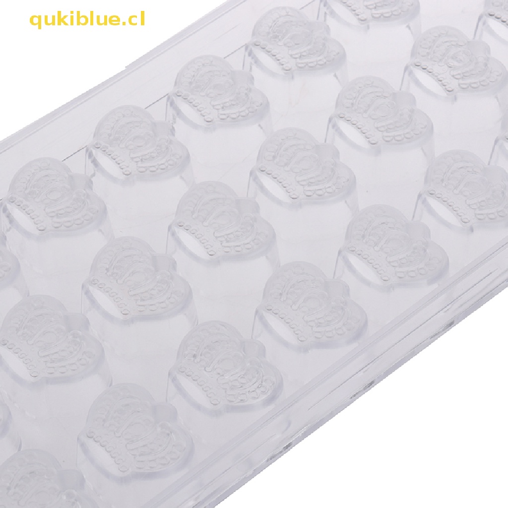 Qukiblue Cetakan Permen Coklat Batangan 3D Tray Bentuk Plastik Bunga Baking Pastry Tools cl