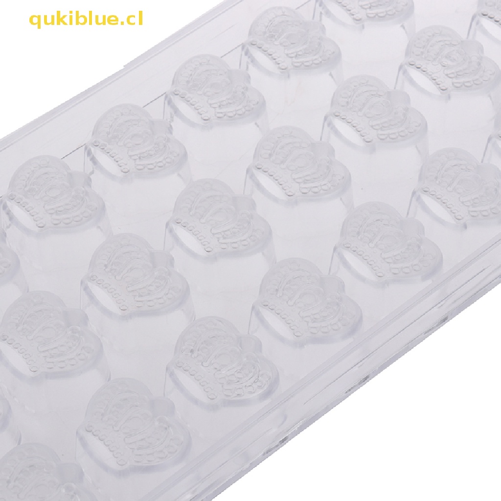 Qukiblue Cetakan Permen Coklat Batangan 3D Tray Bentuk Plastik Bunga Baking Pastry Tools cl