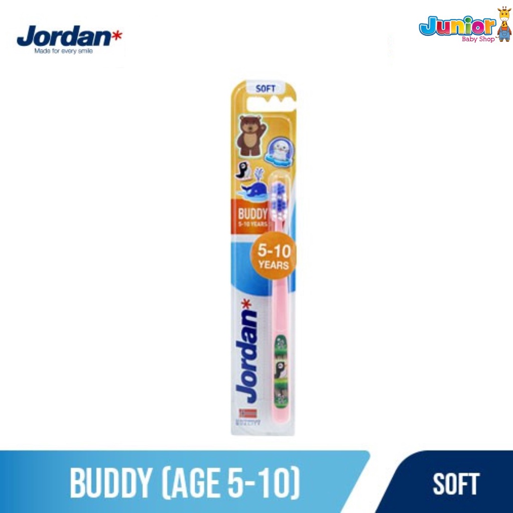 Jordan Oral Care Kids Buddy 5 -10 Soft  - Sikat Gigi