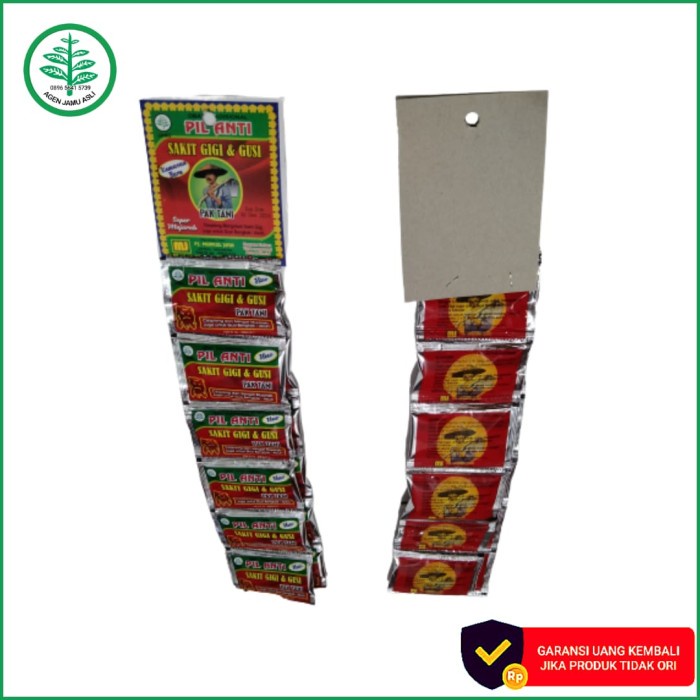 

PIL ANTI SAKIT GIGI PAK TANI ASLI ORIGINAL ASLI