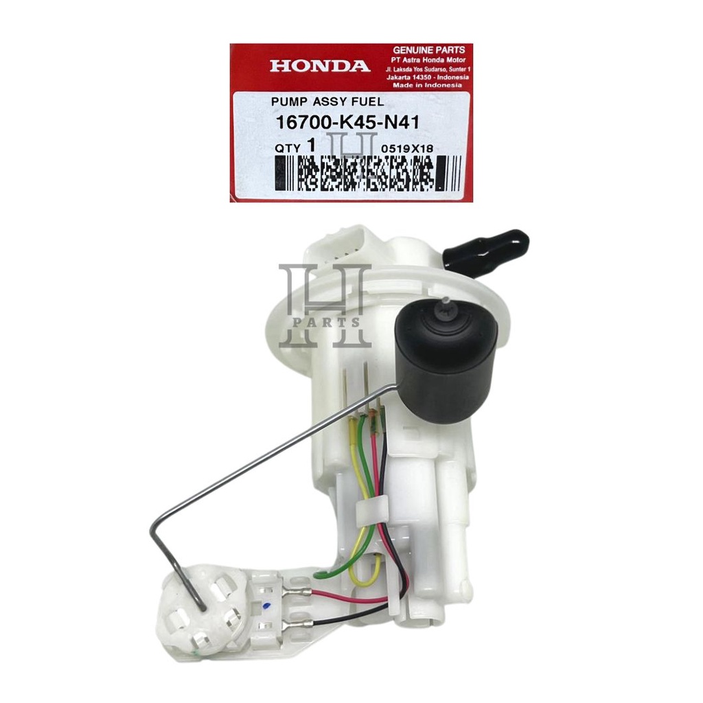 POMPA PELAMPUNG BENSIN FUEL PUMP UNIT ASSY CBR 150R K45G K45N LED 16700-K45-N41 ASLI ORIGINAL AHM HGP HONDA