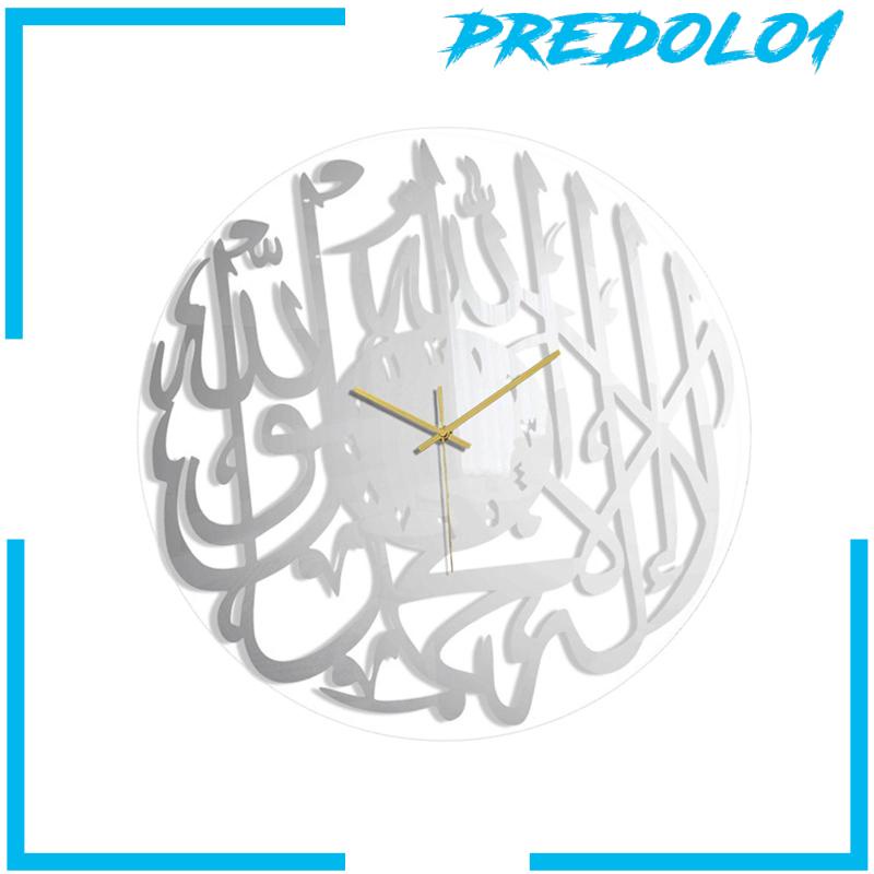 [Predolo1] Jam Dinding Akrilik Wall Clock Acrylic Non Detak Untuk Kamar Mandi Dapur