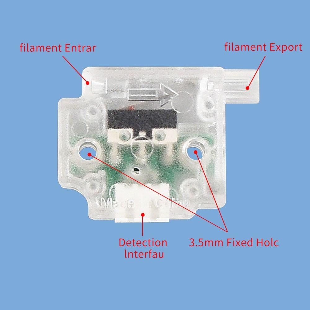 Agustinina Modul Deteksi Putus Untuk printer Ender3Cr10 3D Saklar Tahan Lama sensor Trigger 3D printer Aksesoris 3D printer Parts Pemantau Putus