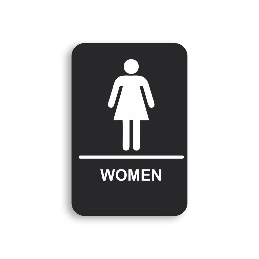 papan tanda toilet - dekorasi sign toilet men - toilet women - penanda wc