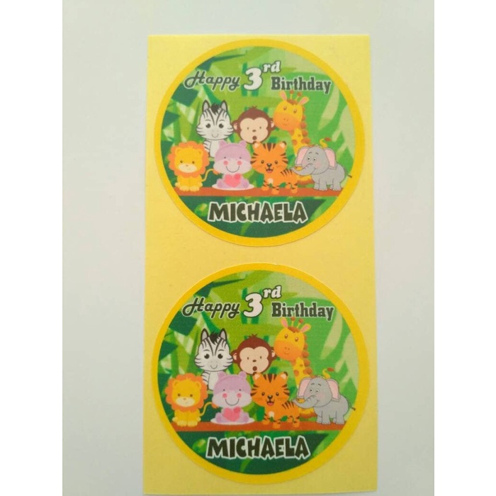 

⭐BISA COD⭐ Baby Animal Sticker Mika Bento, Goodie Bag Souvenir Birthday Part