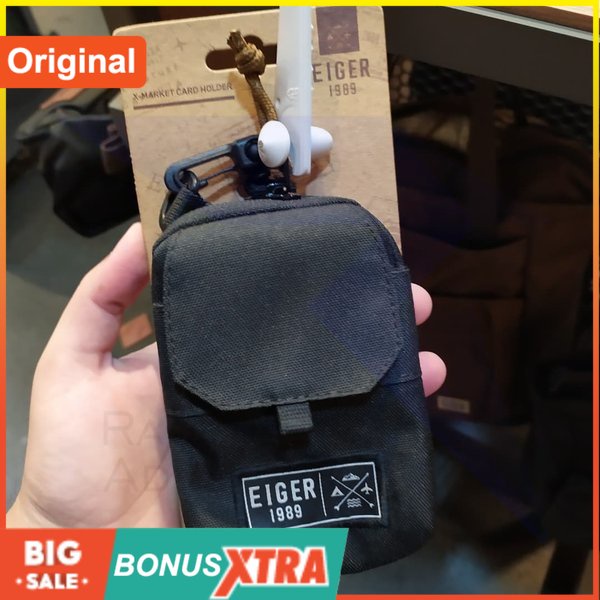 Dompet Kartu Eiger1989 X Card Holder Multi 91000 6467 Black Hitam Original