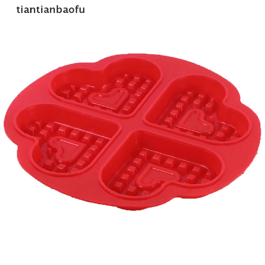 [tiantianbaofu] Cetakan Waffle Dapur Non Cake Mould Makers Kitchen Silikon Waffle Bakeware Butik