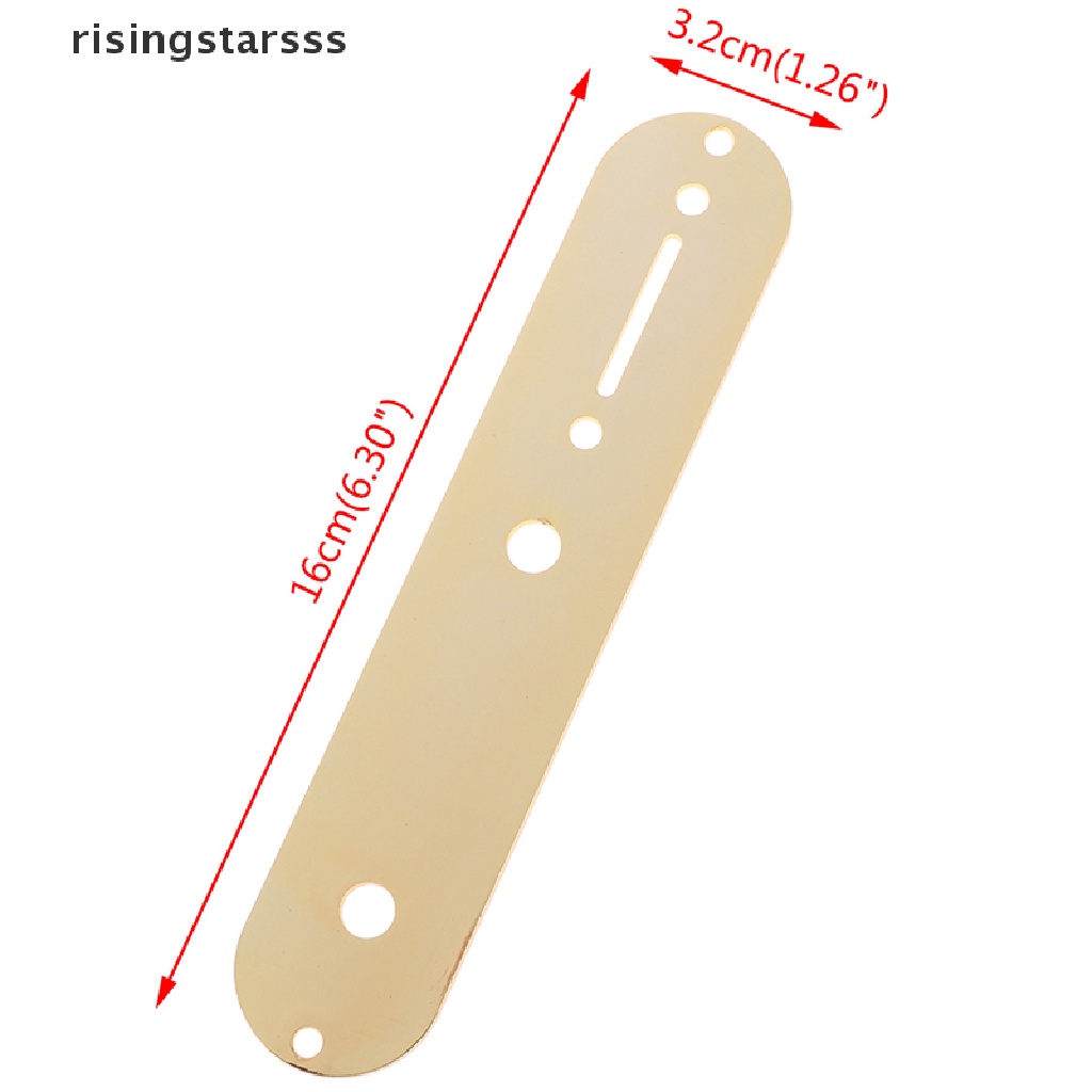 Rsid Span-new Quality Plated Control Plate Gold Untuk Telecaster Tele Gitar Listrik  Sepatu Jelly