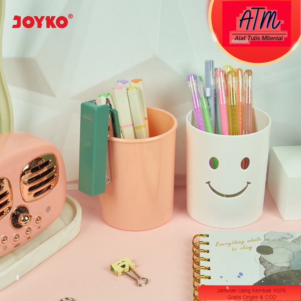 

Tempat Alat Tulis Desk Set Pen Holder DS-56 2 In 1