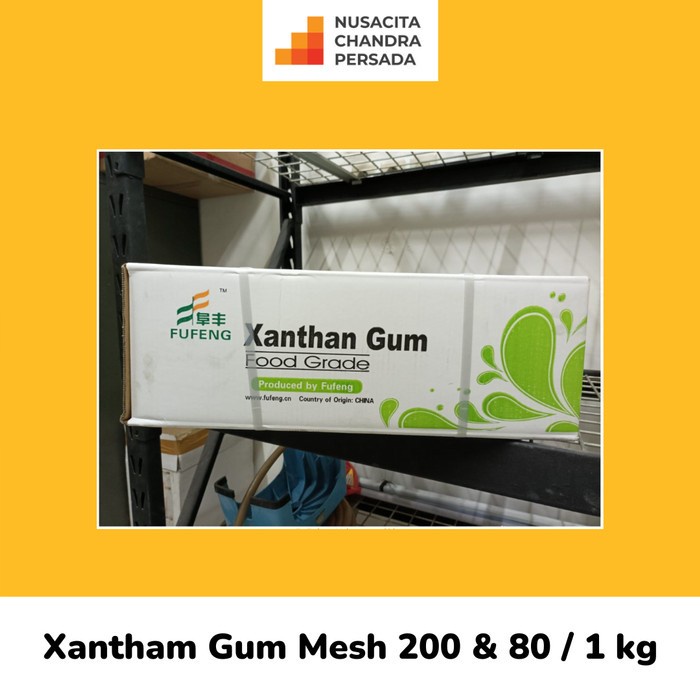 

Best SELLER Xanthan Xantham Gum Fufeng / Mesh 200 / Mesh 80 Food Grade / 500 gram - mesh 80