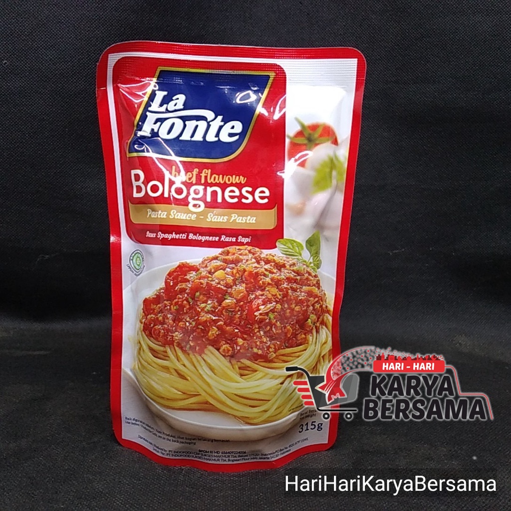 

LA FONTE PASTA SAUCE BOLOGNESE BEEF FLAVOUR 315GR