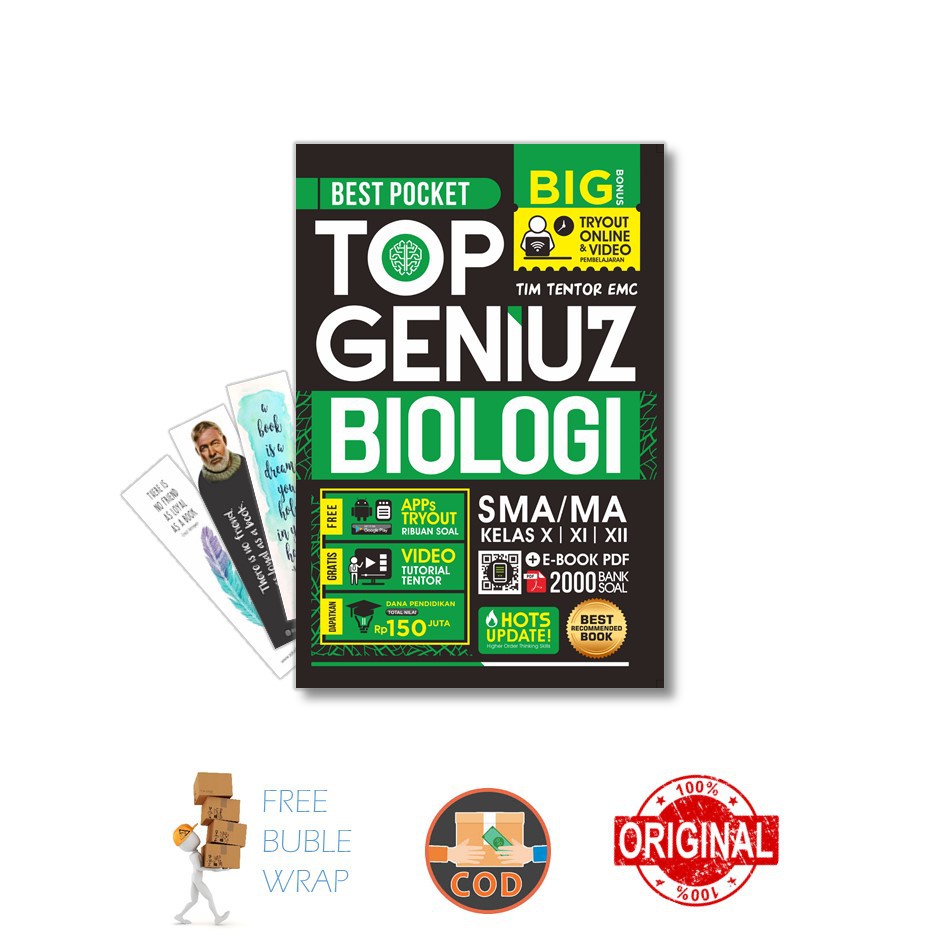 solusi Buku Top Geniuz Biologi SMA (EMC)
