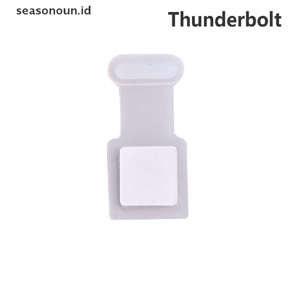 Seasonoun Loss-proof Silicone Phone Dust Plug Charging Port Protector Penutup Tahan Debu.