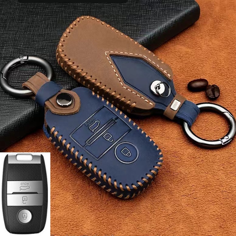 Untuk Kia k3 k2 k4 k5 kx3 kx5 Sportage Rio Soren Sorento Keyless Remote Kunci Mobil Kulit Cover Case Key Case