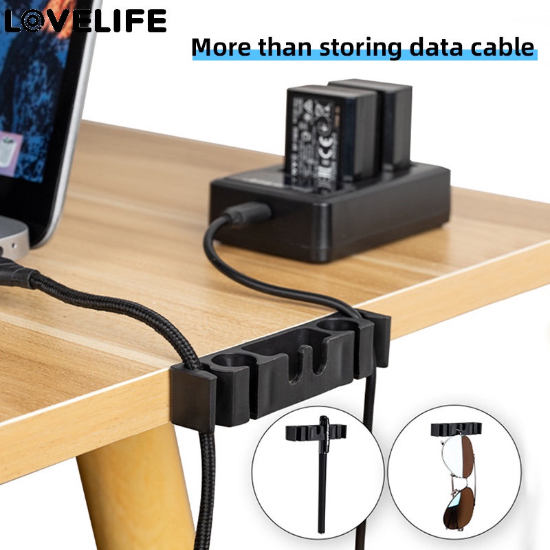 1pc Headphone Penyimpanan Kabel Data Kawat Penahan Silikon USB Cable Organizer PP Data Line Perlengkapan Penyimpanan Multi-Fungsi Manajer Kabel Data