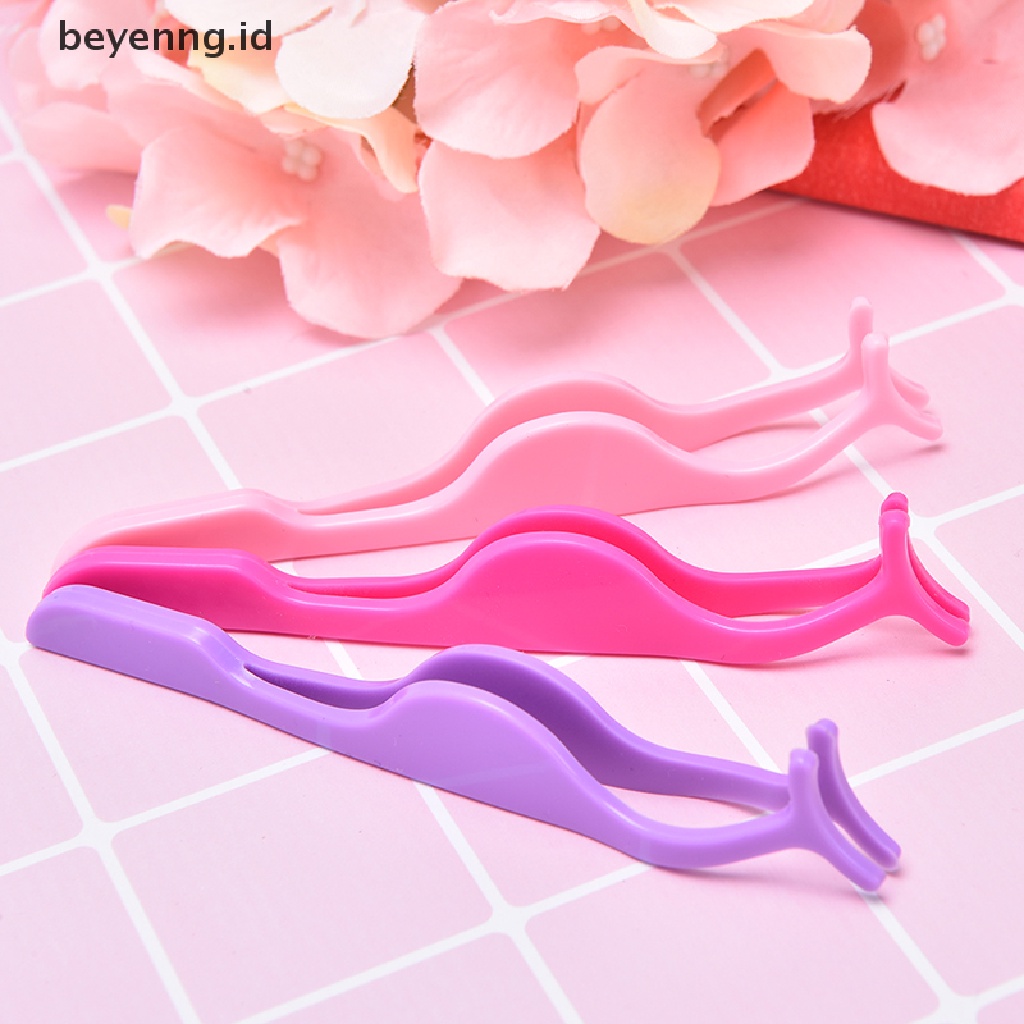 Beyen Plastic Eyelashes Extension Auxiliary Clamp Clips Eye Lash Makeup Tools ID