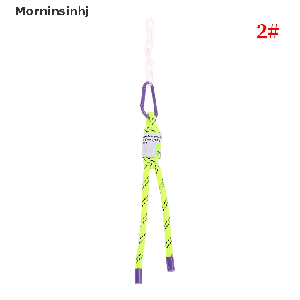 Mornin Kabel Gantung Neon Phone Case Lanyard Gantungan Kunci Tas Liontin Tali Kepang id