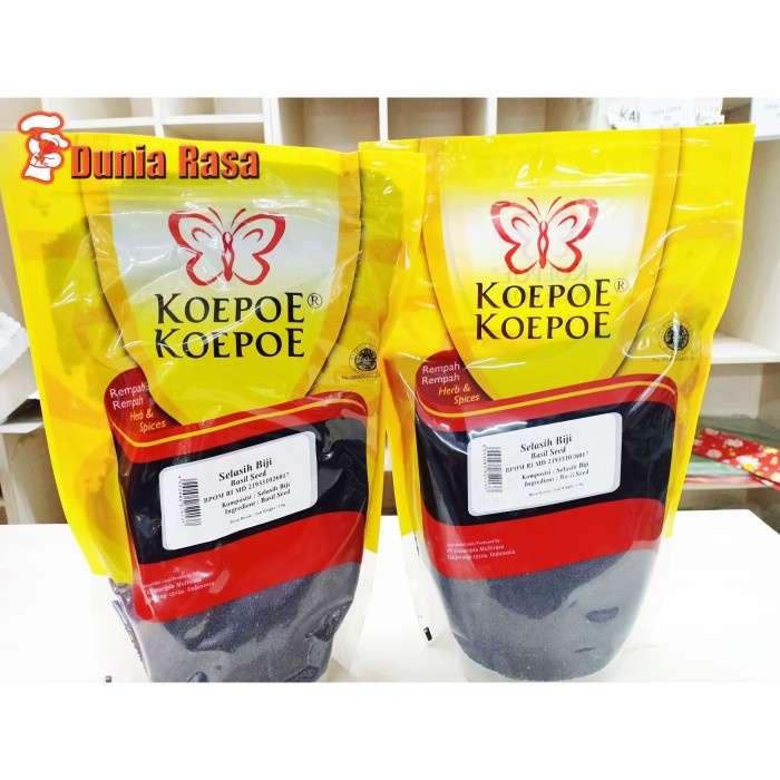 

Koepoe - Koepoe Selasih Biji / Basil Seed 1kg