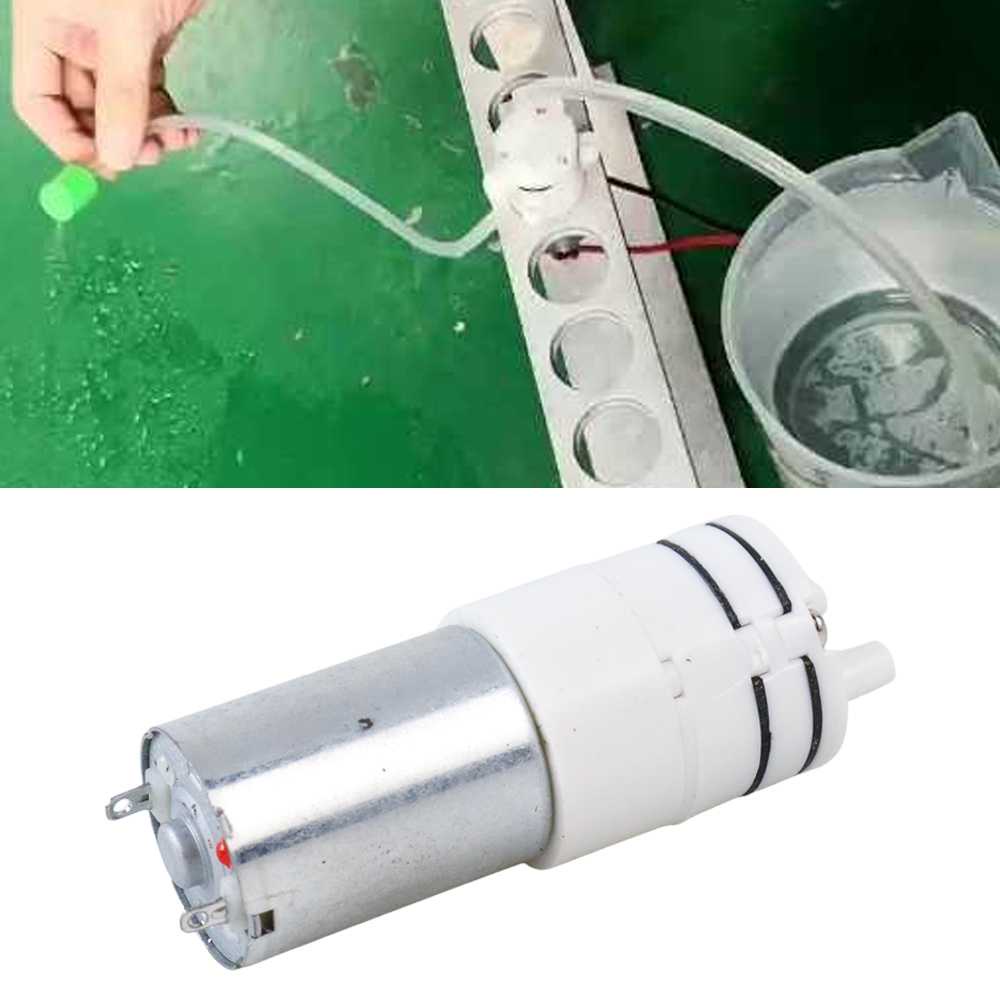 (BISA COD) FTIHSHP Pompa Air Mini Elektrik Water Diaphragm Pump for Dispenser Aquarium 3V - M130