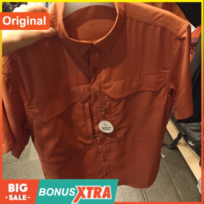 Kemeja Eiger MENS VANASEEKER 1.0 SS Shirt 91000 7519 Original Cowok