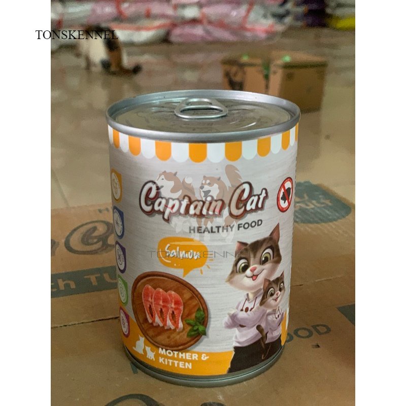 Captain Cat Food 400GR Makanan Basah Kucing Kaleng Wet Kitten / Adult 400 gram 400 gr