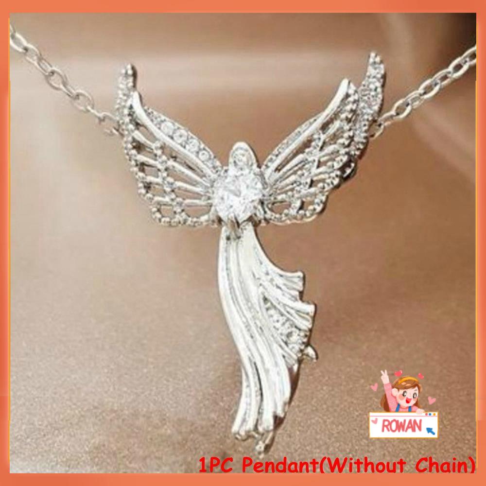 R-flower Angelwing Pendant Charm Gift Bless Hadiah Doa Agama Kristen