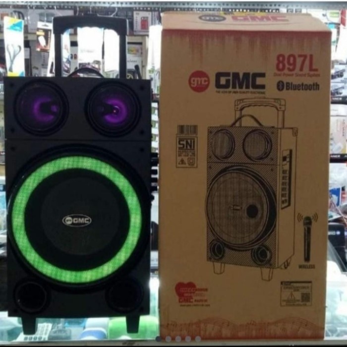 Speaker Portable GMC 897 L 10''