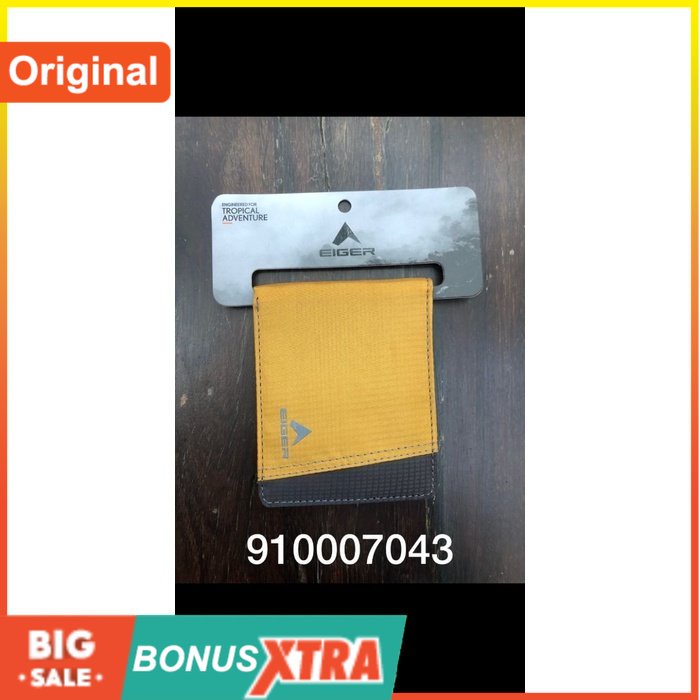 Dompet Lipat Eiger APAU KAYAN 1.0 WALLET 91000 7043 Original Cowok