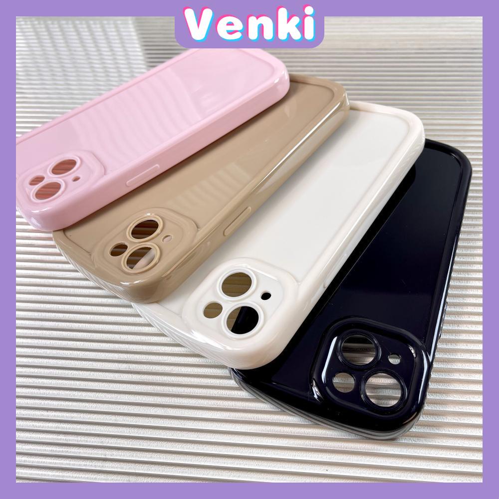 Case iPhone 11 Pro Max TPU Soft Simple Case Glossy Bubble Case Pink White Brown Black Camera Protection Shockproof For iPhone 14 13 12 11 Plus Pro Max 7 Plus X XR