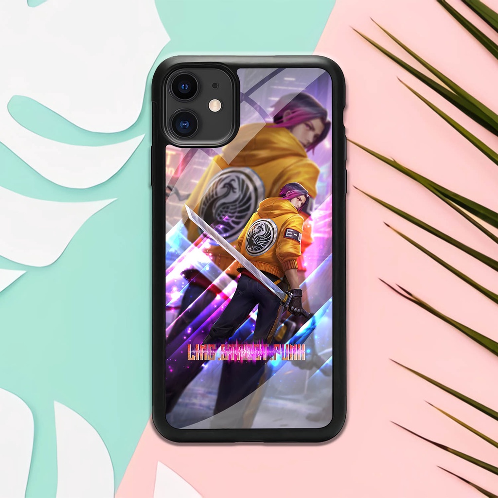 Case Glossy Iphone 11  | Ip11 | Casing Kilau Hp Iphone | Pelindung Hp | Motif Game Mobile Legend
