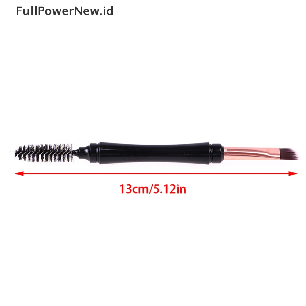 Power Dual Ended Sikat Alis Siku Dan Spoolie Brush Sikat Bulu Mata Dengan Cover ID