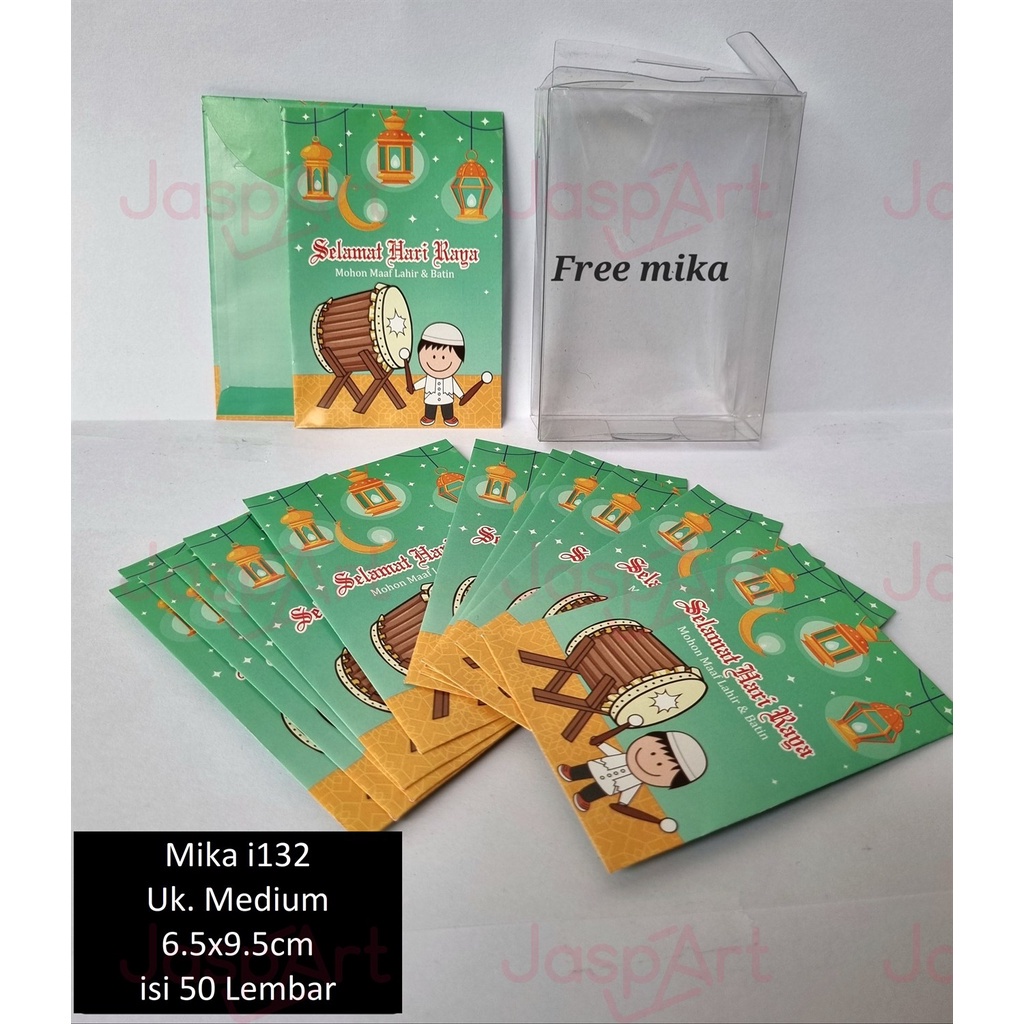 

AMPLOP / ANGPAO LEBARAN HARI RAYA IDUL FITRI MIKA ISI 50 LEMBAR MURAH MERIAH READY