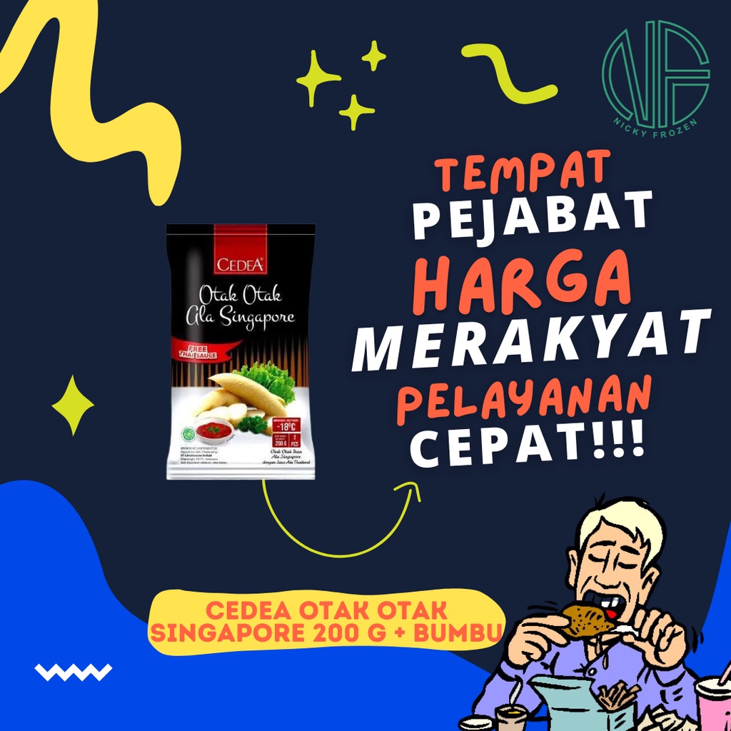 

CEDEA OTAK OTAK SINGAPORE 200 G