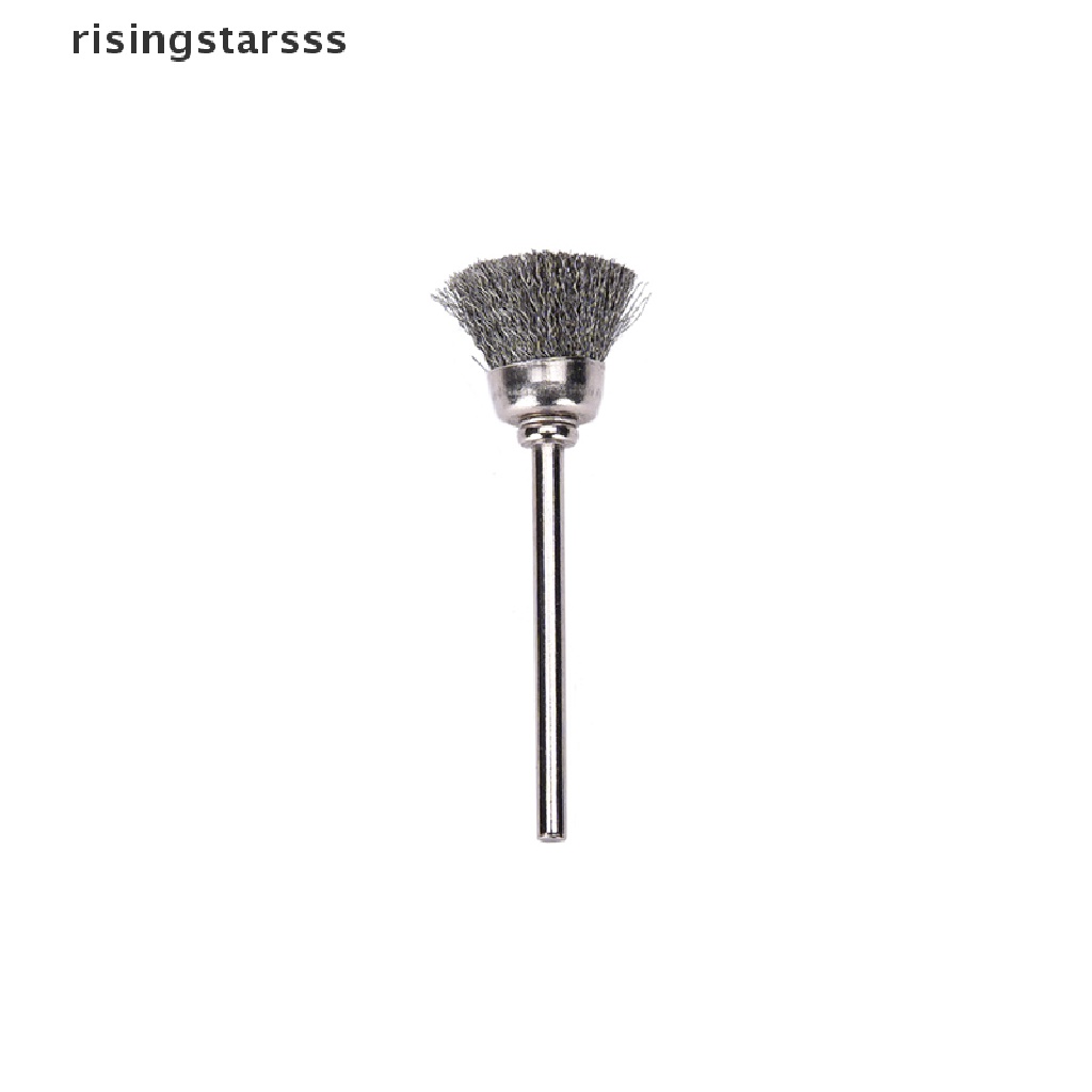 Rsid Span-new 10PCS Stainless Steel Wire Cup Mini Brush Cocok Dremel Rotary Alat Aksesori 13mm Jelly