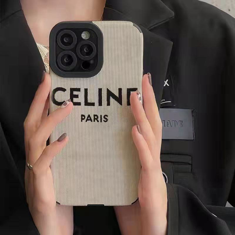 Fashon Paris CELINE Soft Case HP VIVO V9 Y11 Y12i Y12 Y15 Y17 Y12S Y20 Y20i Y20S Y19 Y93 Y91C S1 V15 Pro Y50 Y30 Y30i V20 Z1 Pro Y52S Y31S V5 V5S V21 4G V23 5G Y83 FTD Stripe Casing