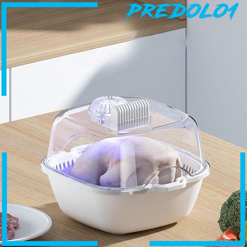 [Predolo1] Defrosting Tray Defroster Daging Dengan Draining Basket Thawing Tray Untuk Ikan
