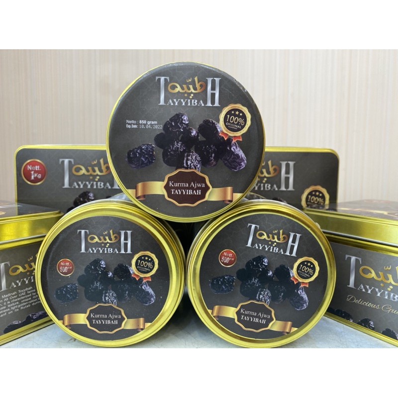 

TEBUS MURAH Kurma AJWA MADINAH 500gram KALENG EKSKLUSIF