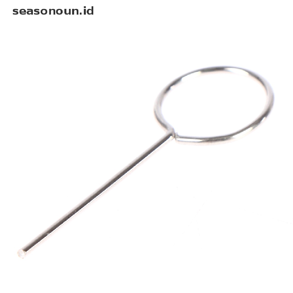 Seasonoun 20Pcs/lot Universal Sim Card Tray Ejector Eject Pin Alat Pelepas Kunci Untuk Telepon.
