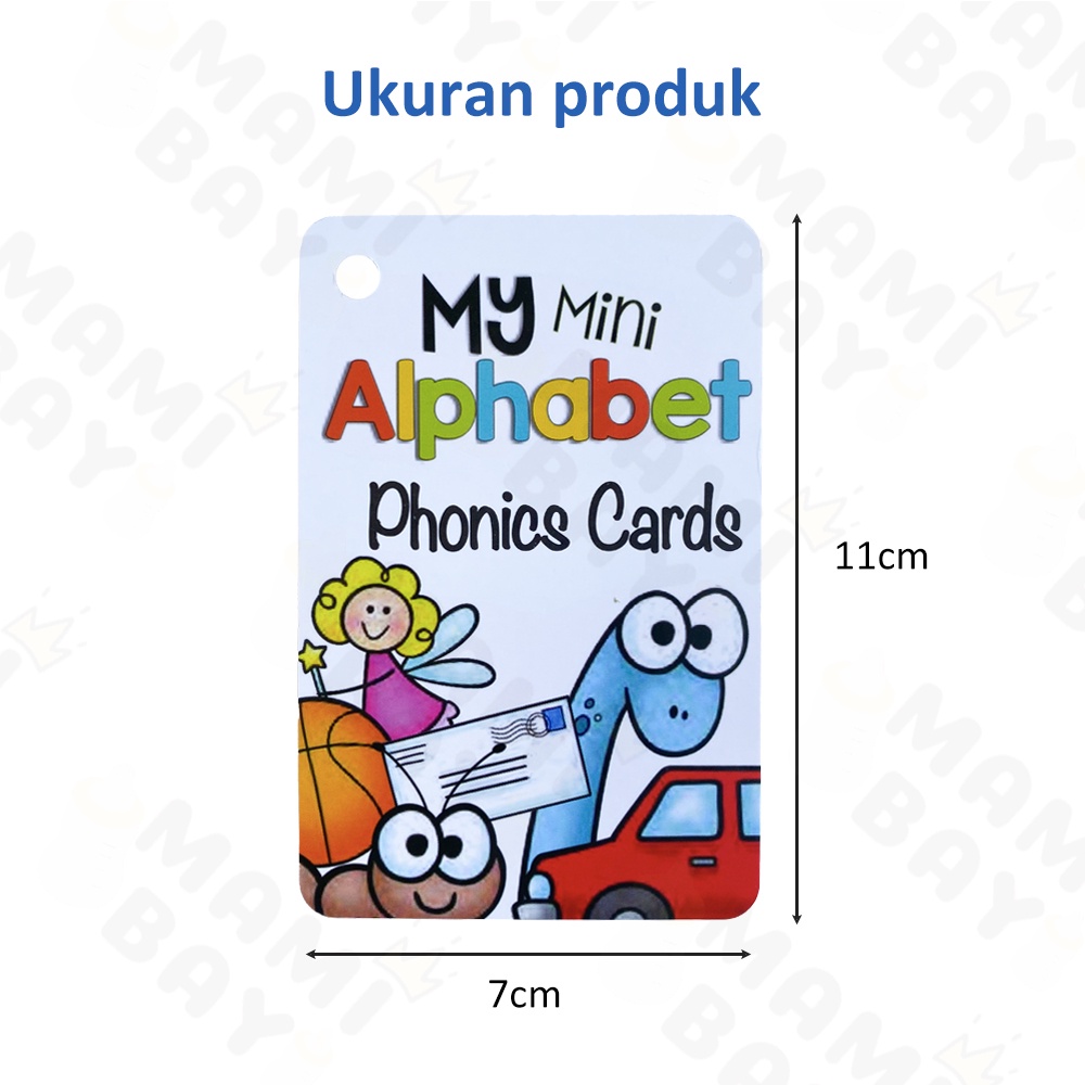 Mamibayi Flash Card Hijaiyah Mainan Edukasi Kartu Pintar Balita Anak Flashcard