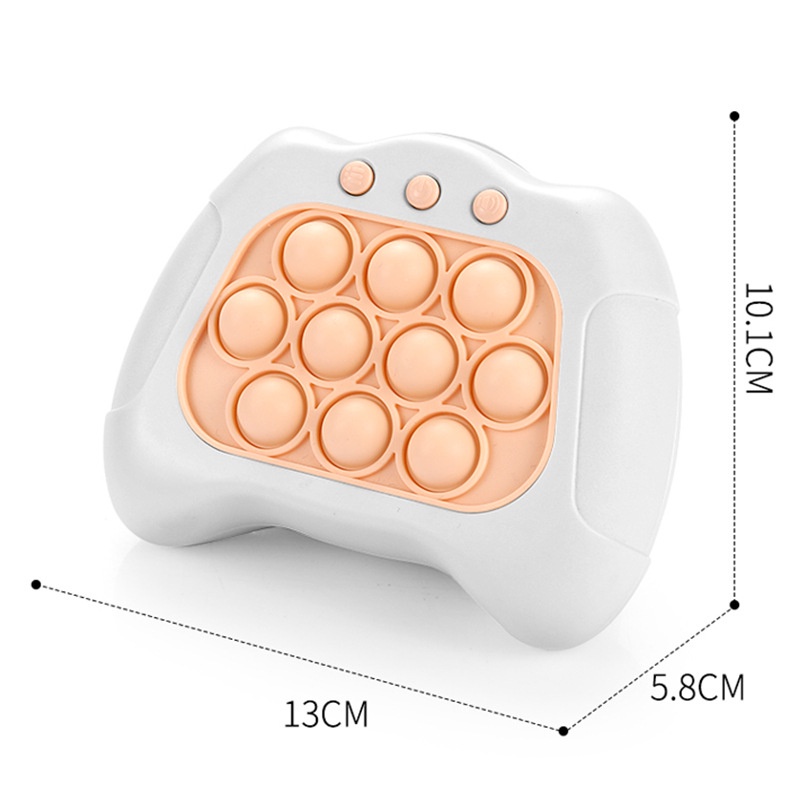 Mainan Montessori Quick Push Bubbles Game Console Whack-a-mole Fidget Toys Finger Sensory Antistress Untuk Anak-Anak Training Game