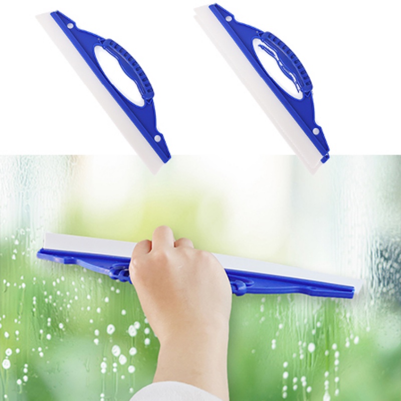 Alat Cuci Scraper Kaca Jendela Wiper Mobil/Auto Cleaning Windshield Wiper Squeegee Drying Soft Silicone Blade Board