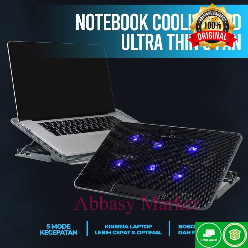 Cooling Pad Laptop SeGB Notebook Ultra Thin Cooler 6 Fan - S6