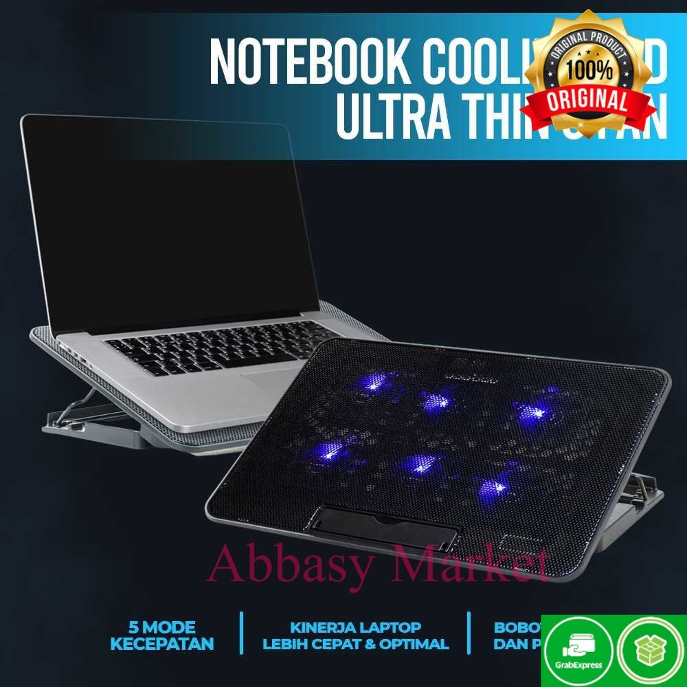 Cooling Pad Laptop SeGB Notebook Ultra Thin Cooler 6 Fan - S6