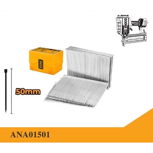 

INGCO ANA01501 - CONCRETE NAIL 50 MM ISI PAKU TEMBAK BETON TEMBOK