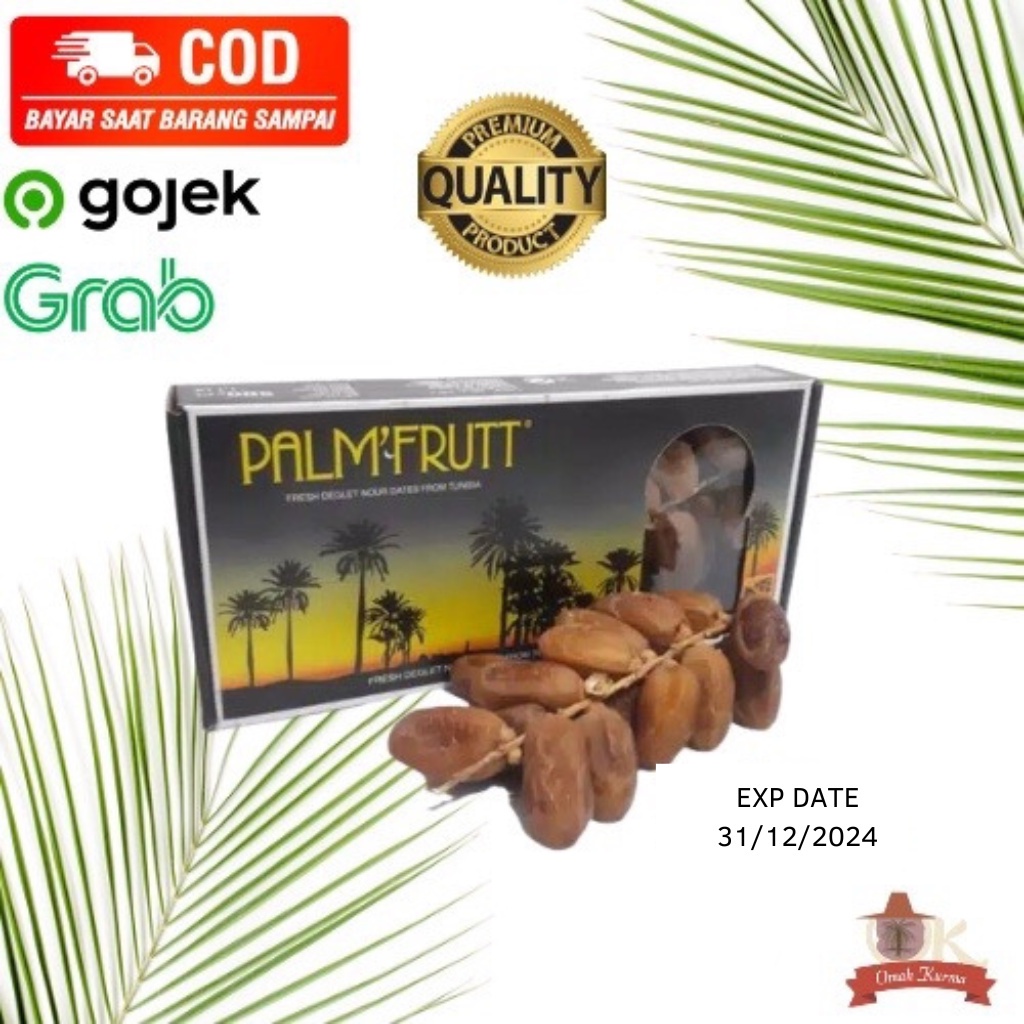 

PROMO! Kurma Tangkai Tunisia Palmfrutt Original 500 GR