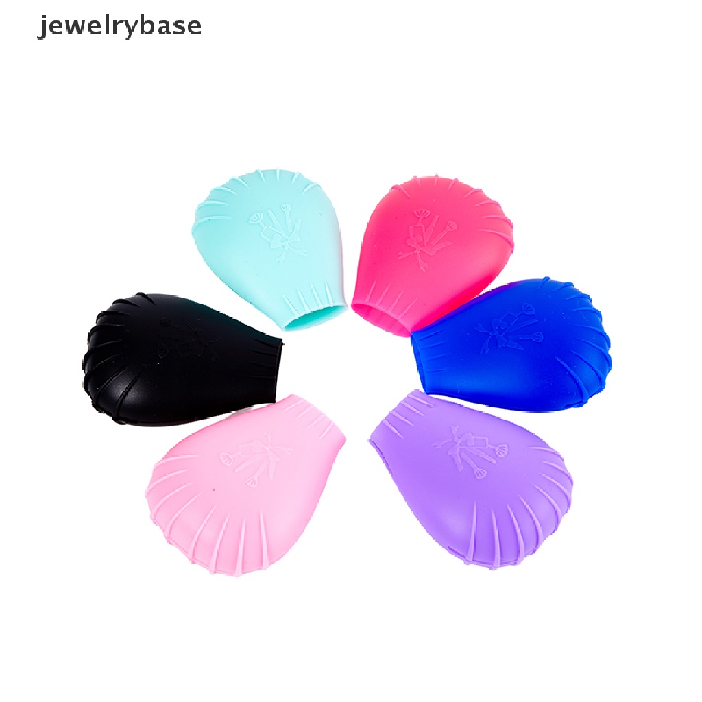 [jewelrybase] 1pcs Silikon Tempat Kuas Makeup Brush Cover Travel Kotak Penyimpanan Butik